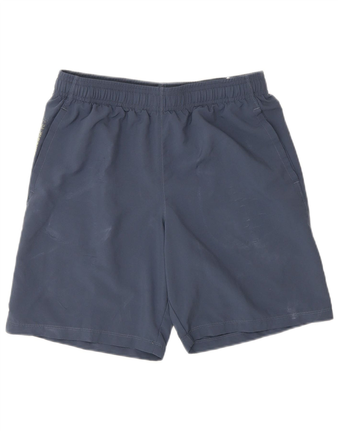Shorts esportivos gráficos UNDER ARMOUR para meninos 11-12 anos grande azul poliéster