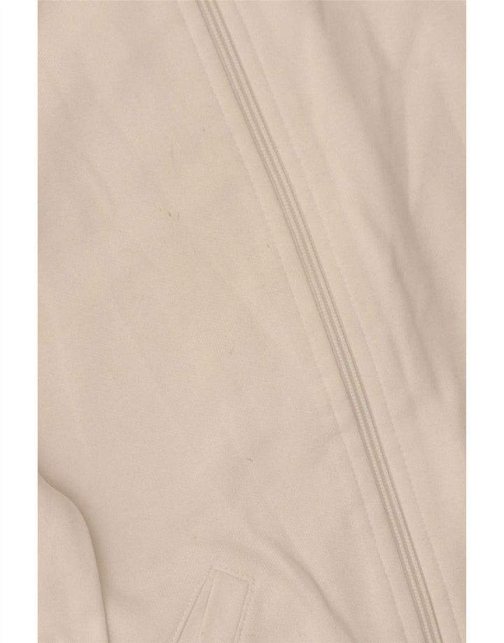 Jaqueta feminina Champion UK 14 médio branco colorblock algodão