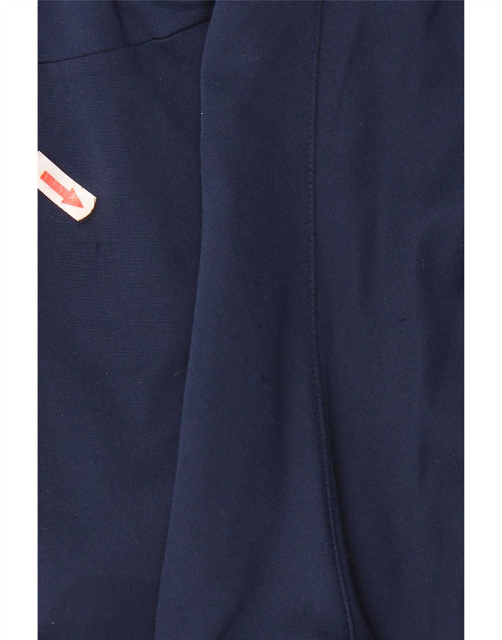 Shorts esportivos masculinos Adidas pequenos poliéster azul marinho