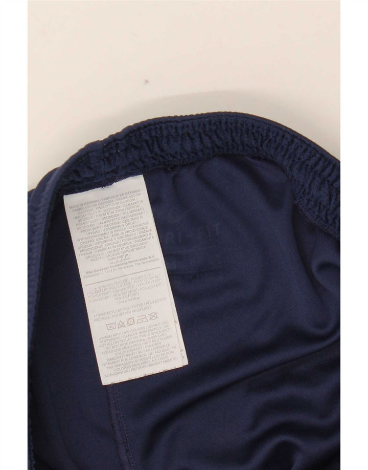Shorts esportivos masculinos Nike Dri Fit médio azul marinho poliéster