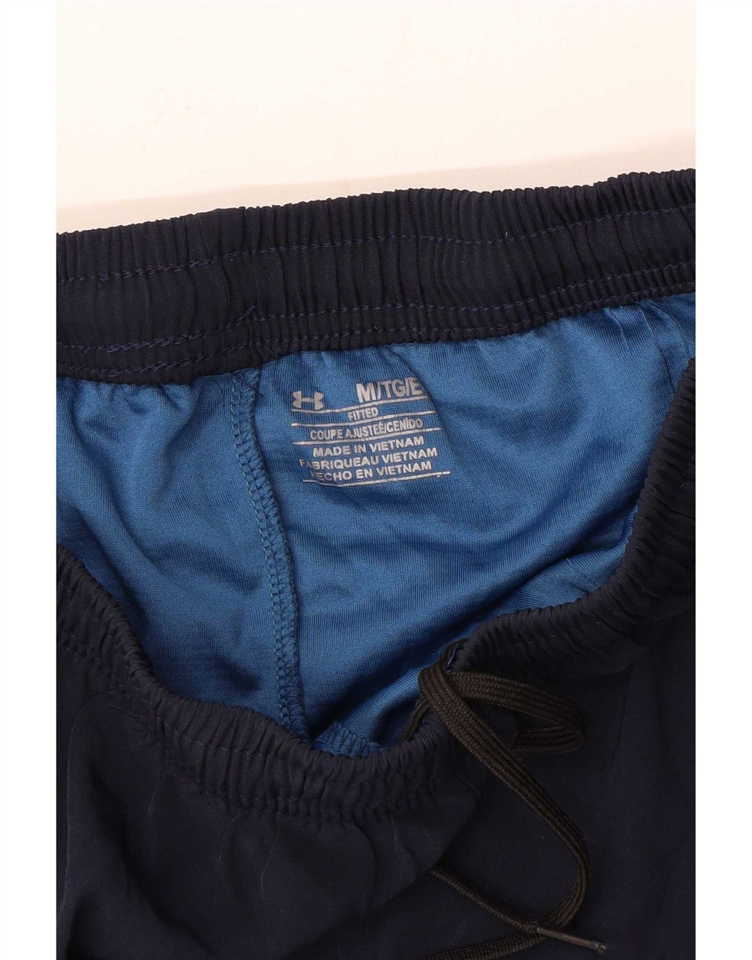 Shorts esportivos masculinos Under Armour médio azul marinho