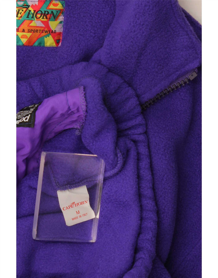 Cape Horn Mens Fleece Jacket UK 38 Poliéster roxo médio
