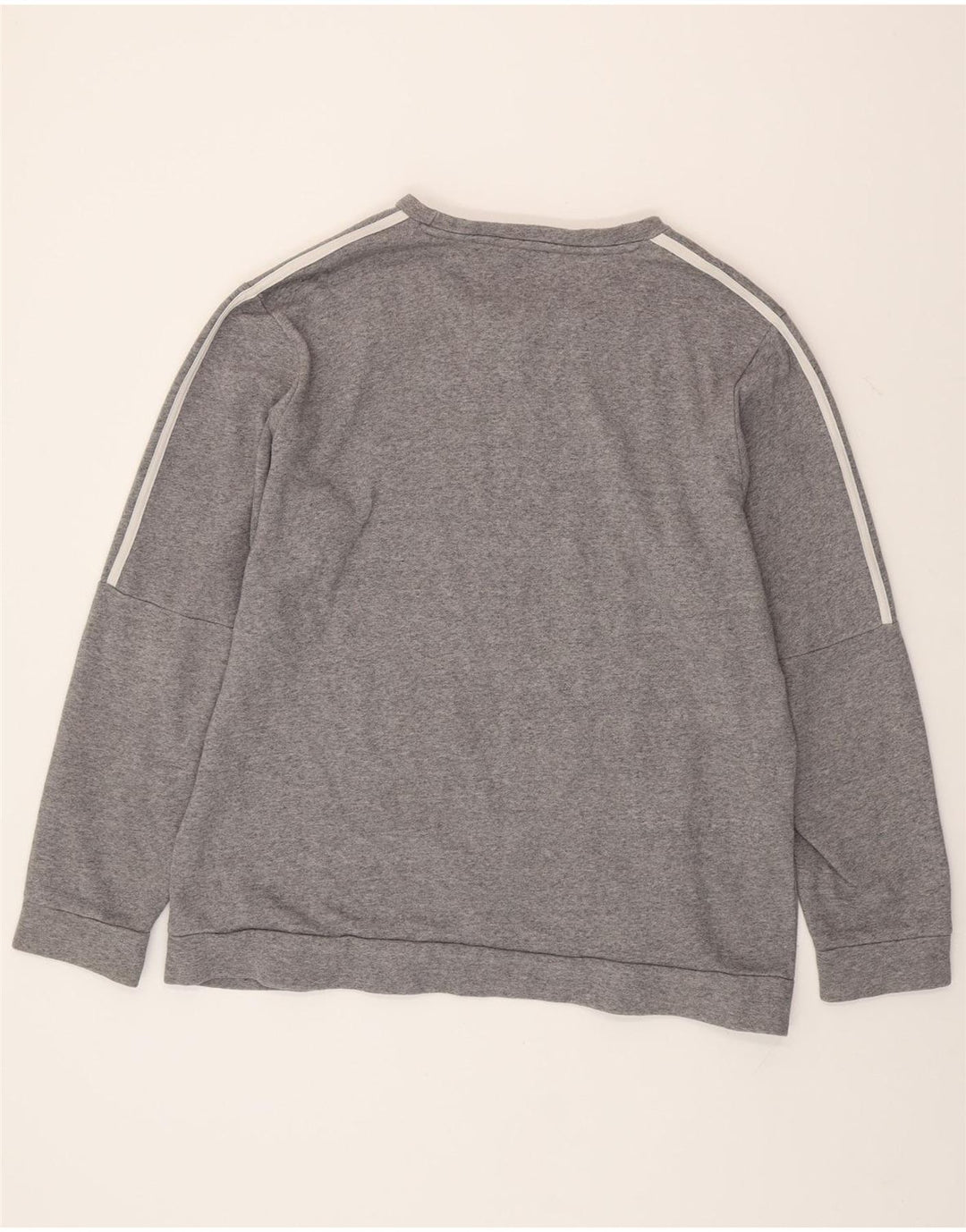 Adidas Mens Moletom Jumper XL Cinza Algodão