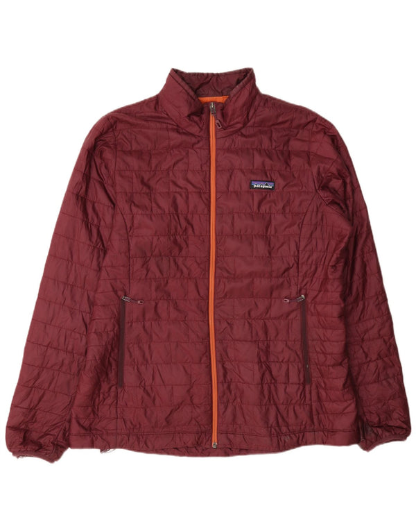 Patagonia Womens Padded Jacket UK 18 XL Burgundy Polyester