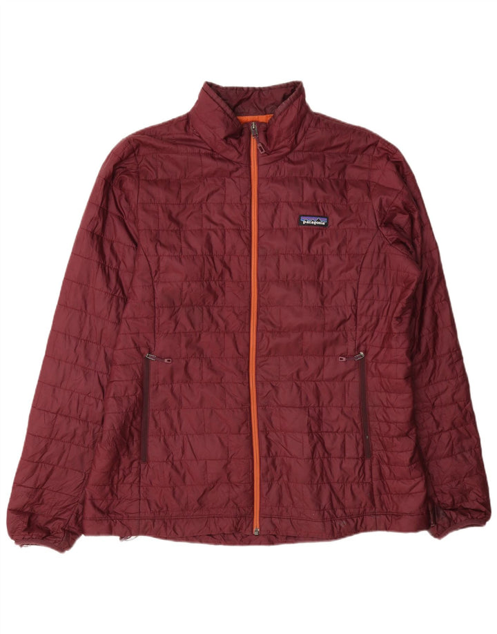 Jaqueta acolchoada feminina Patagonia UK 18 XL Borgonha Poliéster