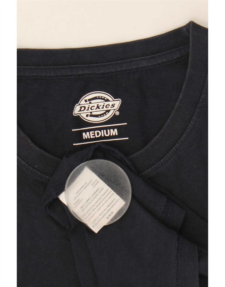 Camiseta gráfica masculina Dickies Top médio algodão azul marinho