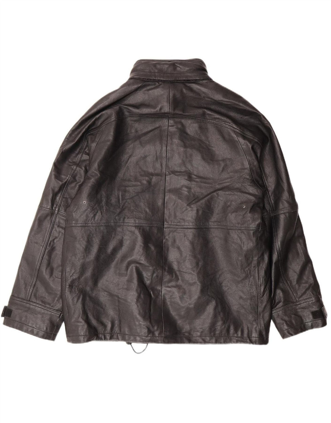 Jaqueta masculina de couro com capuz CONBIPEL IT 46 pequena couro preto