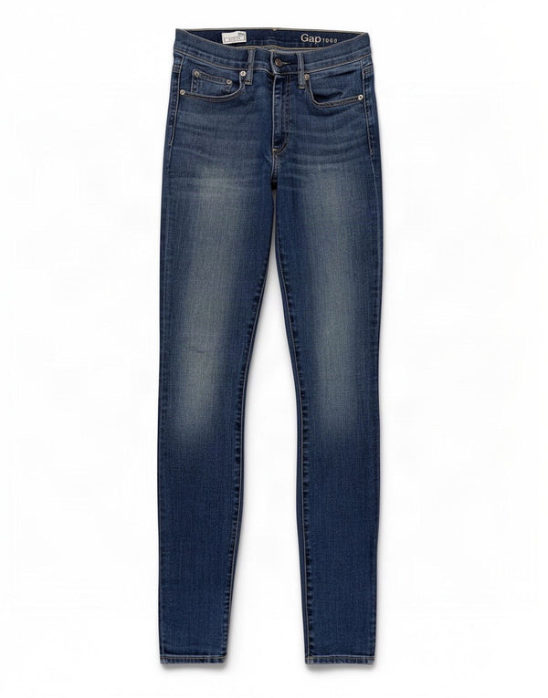 Jeans skinny feminino Gap W26 L30 azul