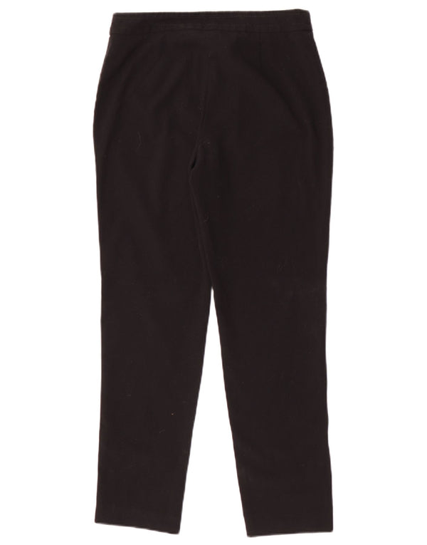 Calça feminina Marks & Spencer Slim Suit UK 8 pequena W26 L26 preta