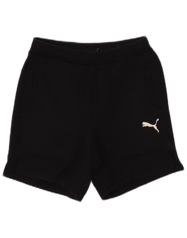Shorts esportivos Puma meninos 13-14 anos preto algodão