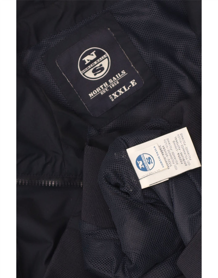 Jaqueta bomber masculina North Sails UK 44 2XL azul marinho poliamida