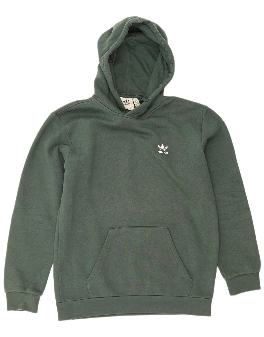 ADIDAS Mens Hoodie Jumper Médio Verde