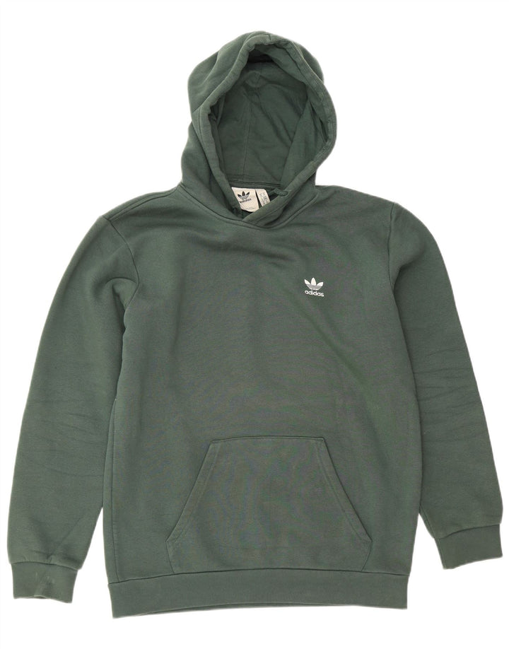 ADIDAS Mens Hoodie Jumper Médio Verde