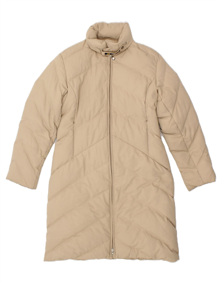 CIESSE PIUMINI Womens Padded Coat EU 42 Large Beige Polyamide Vintage Ciesse Piumini and Second-Hand Ciesse Piumini from Messina Hembry 