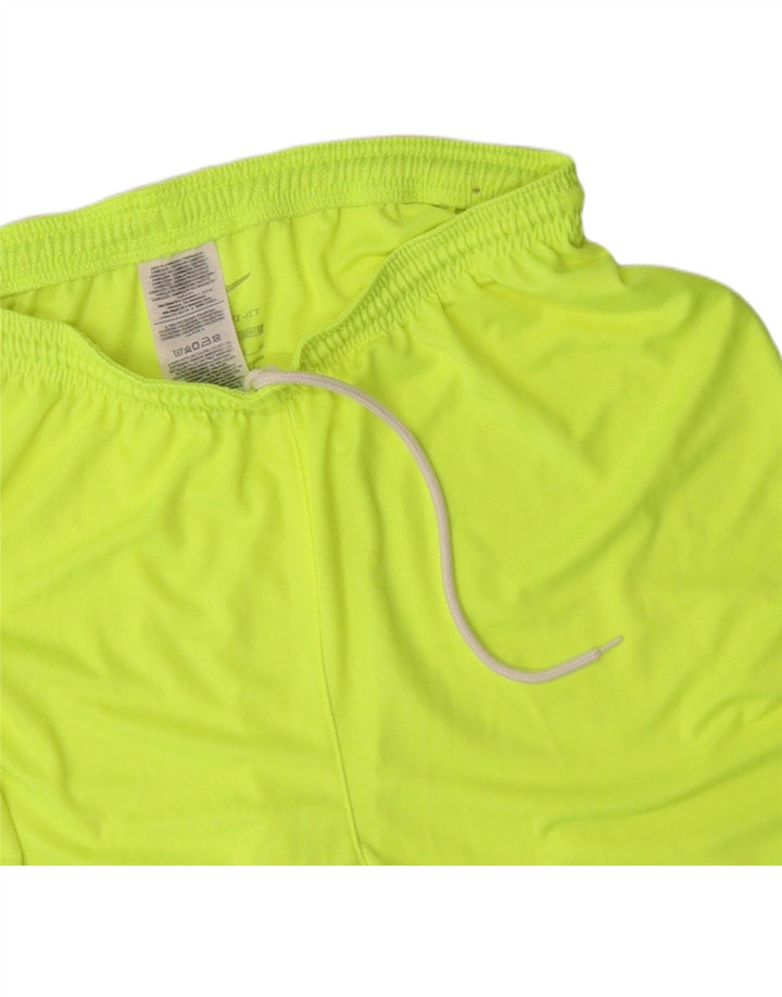 Shorts esportivos gráficos masculinos Nike XL amarelo poliéster