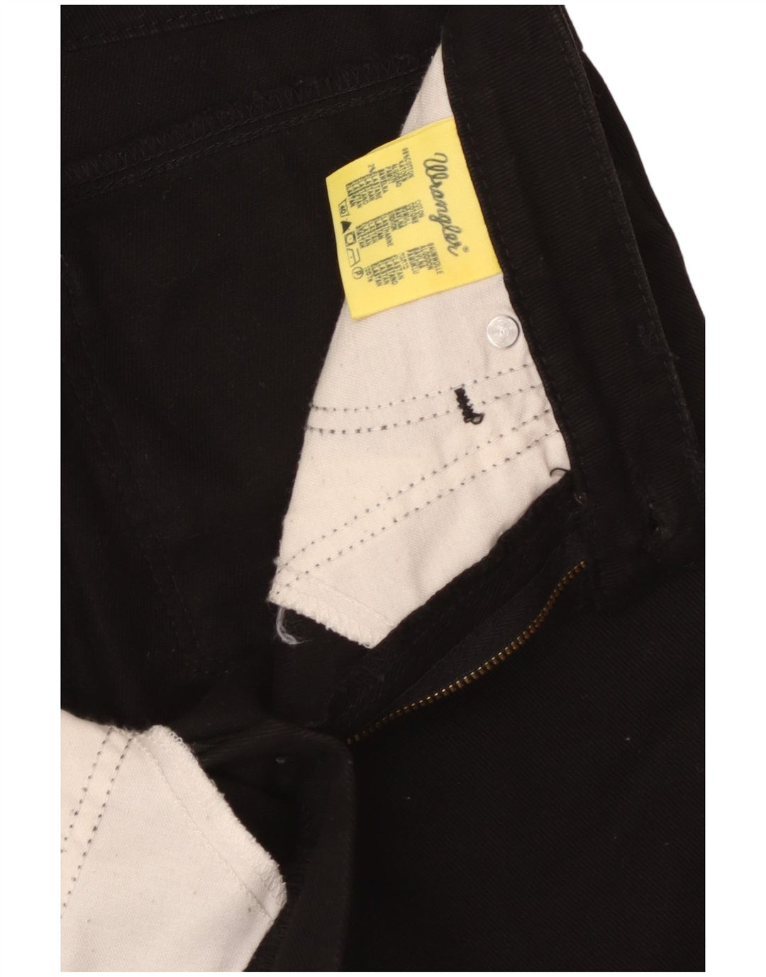 Jeans retos masculinos WRANGLER W30 L31 algodão preto