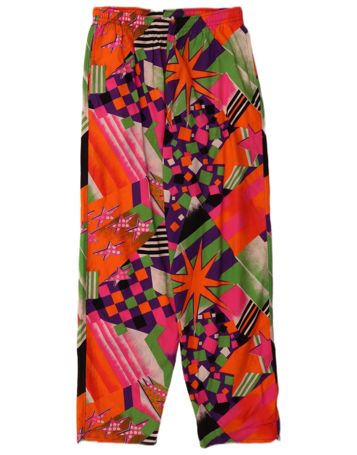 Calça de treino feminina Champion UK 14 grande multicolorida geométrica