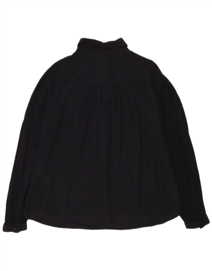 Camisa pulôver oversized feminina LEVI'S Reino Unido 10 pequena preta