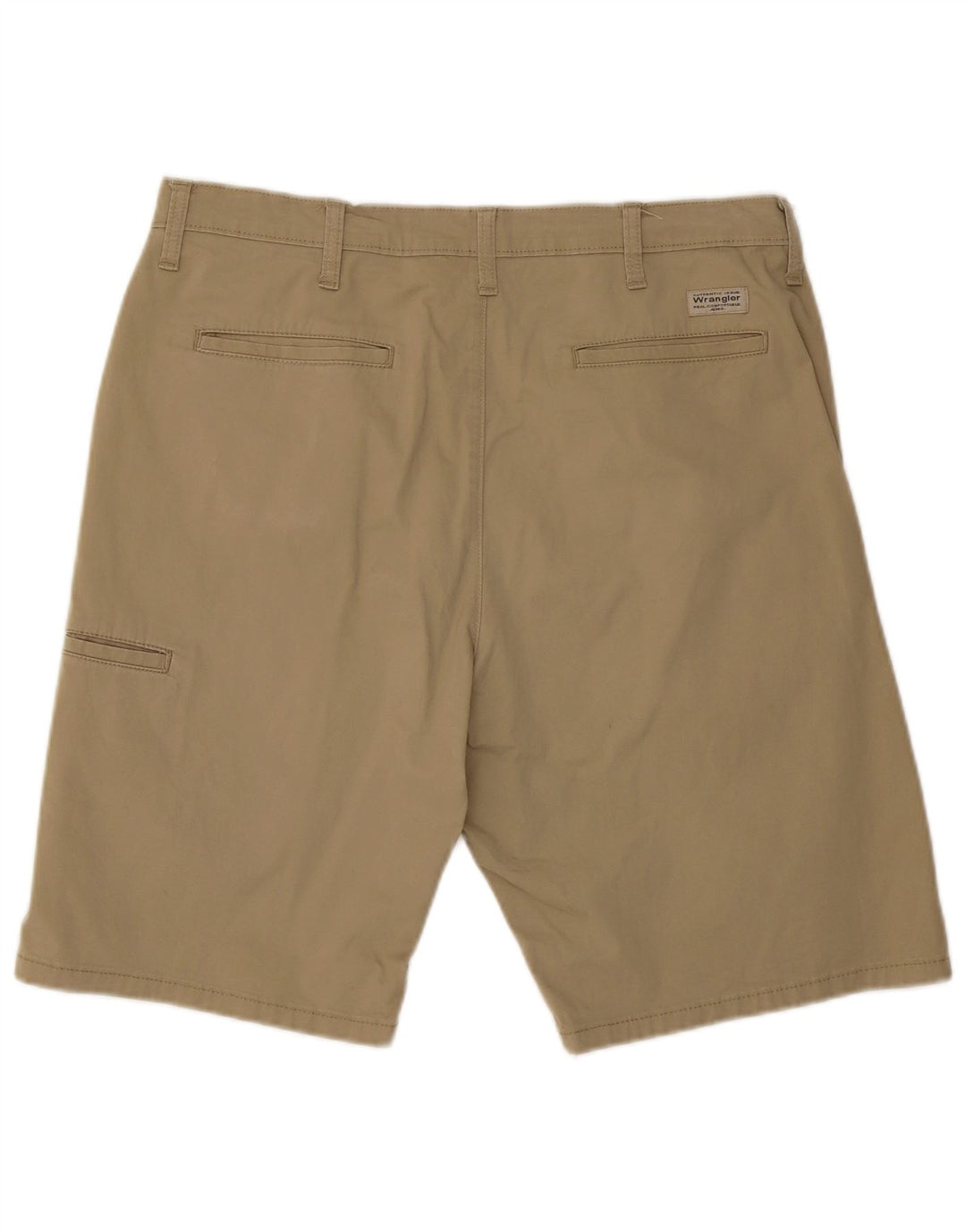 Shorts cargo masculino Wrangler W36 grande algodão bege