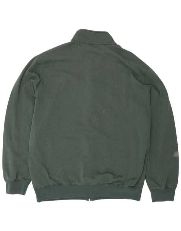 Champion Mens Treino Top Jaqueta 2XL Algodão Verde Esportes