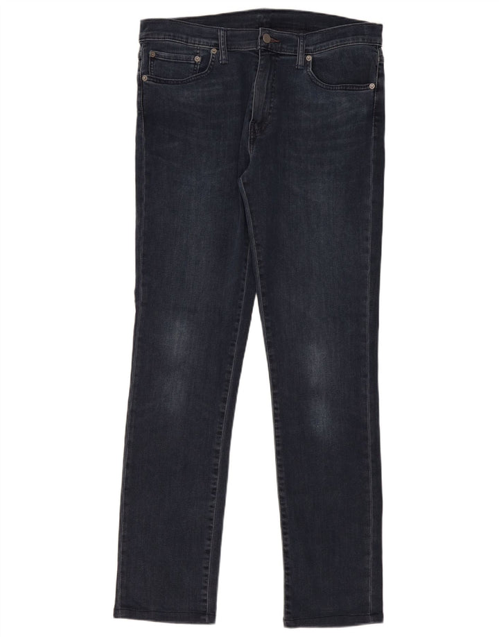 Levi's Masculino 511 Slim Jeans W33 L34 Azul Marinho Algodão