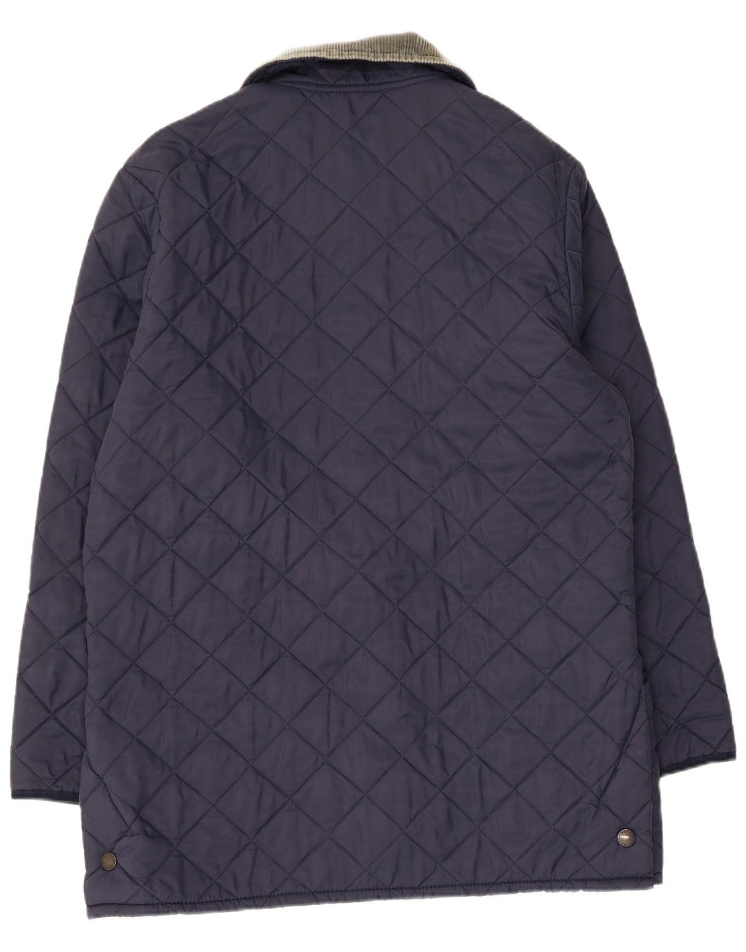 Jaqueta acolchoada masculina Barbour UK 38 azul marinho médio
