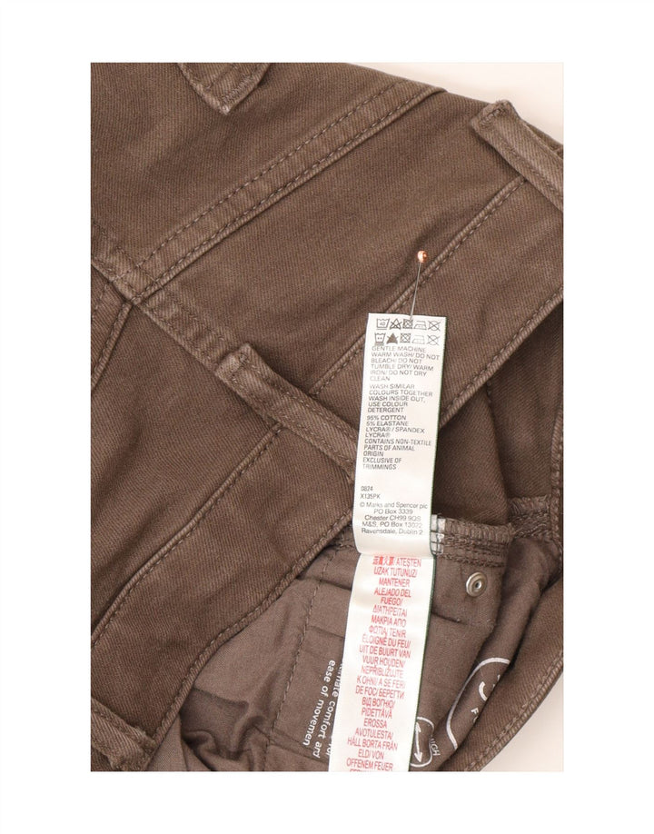 Jeans retos masculinos Marks & Spencer W36 L29 algodão marrom