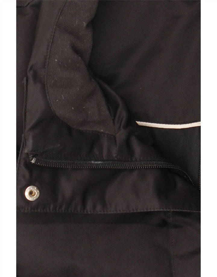 Casaco acolchoado feminino Adidas UK 14 poliéster preto médio