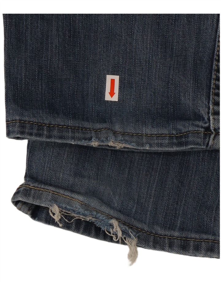 Calça jeans reta masculina Levi's W32 L30 azul algodão