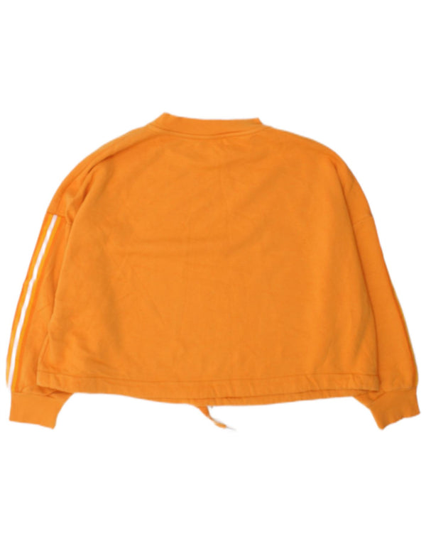 Suéter Marks & Spencer feminino oversized cropped Reino Unido 14 médio laranja