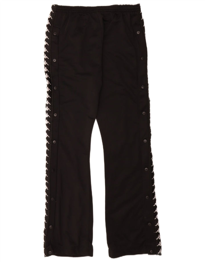 Calça masculina Kappa com estampa gráfica grande preta