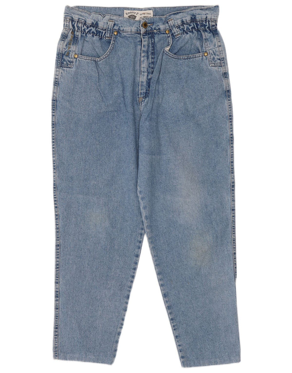 Kenny S Womens High Rise Tapered Jeans IT 42 Médio W30 L26 Algodão Azul