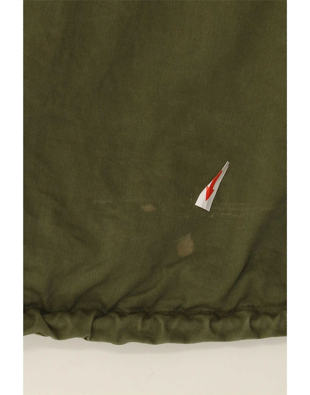 Jaqueta bomber feminina Zara com estampa gráfica grande Reino Unido 14 algodão cáqui médio