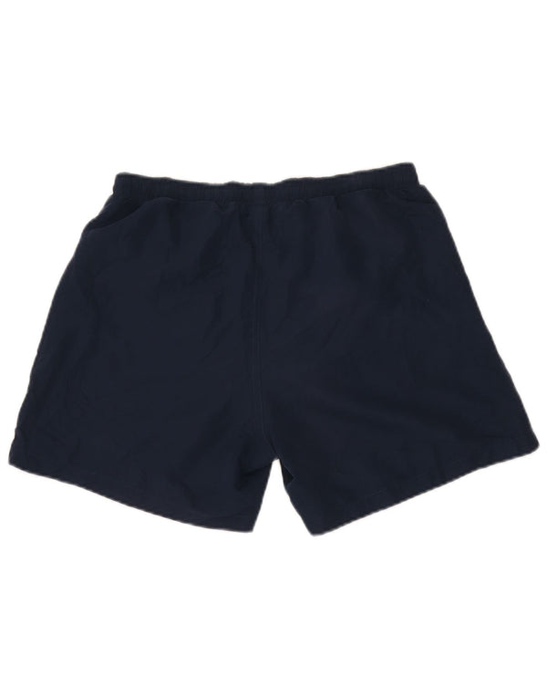 Kappa Mens Graphic Sport Shorts Médio Azul Marinho Poliéster