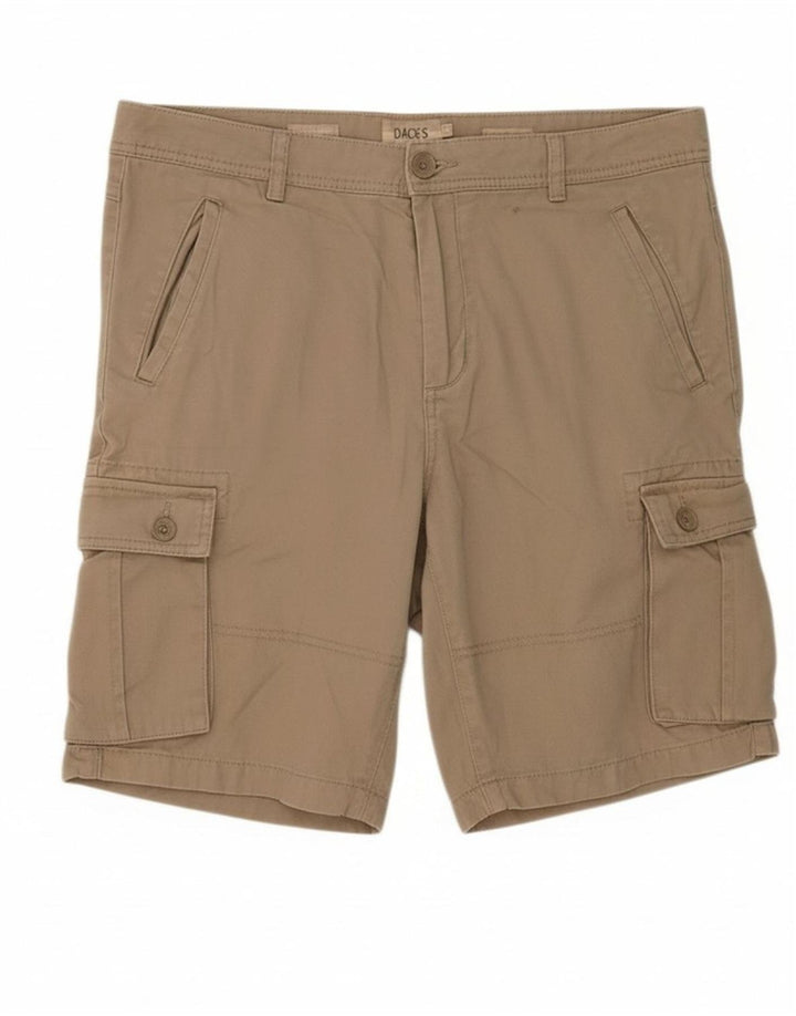 DACK'S Shorts Cargo Masculino Regular Fit IT 52 XL W36 Algodão Bege