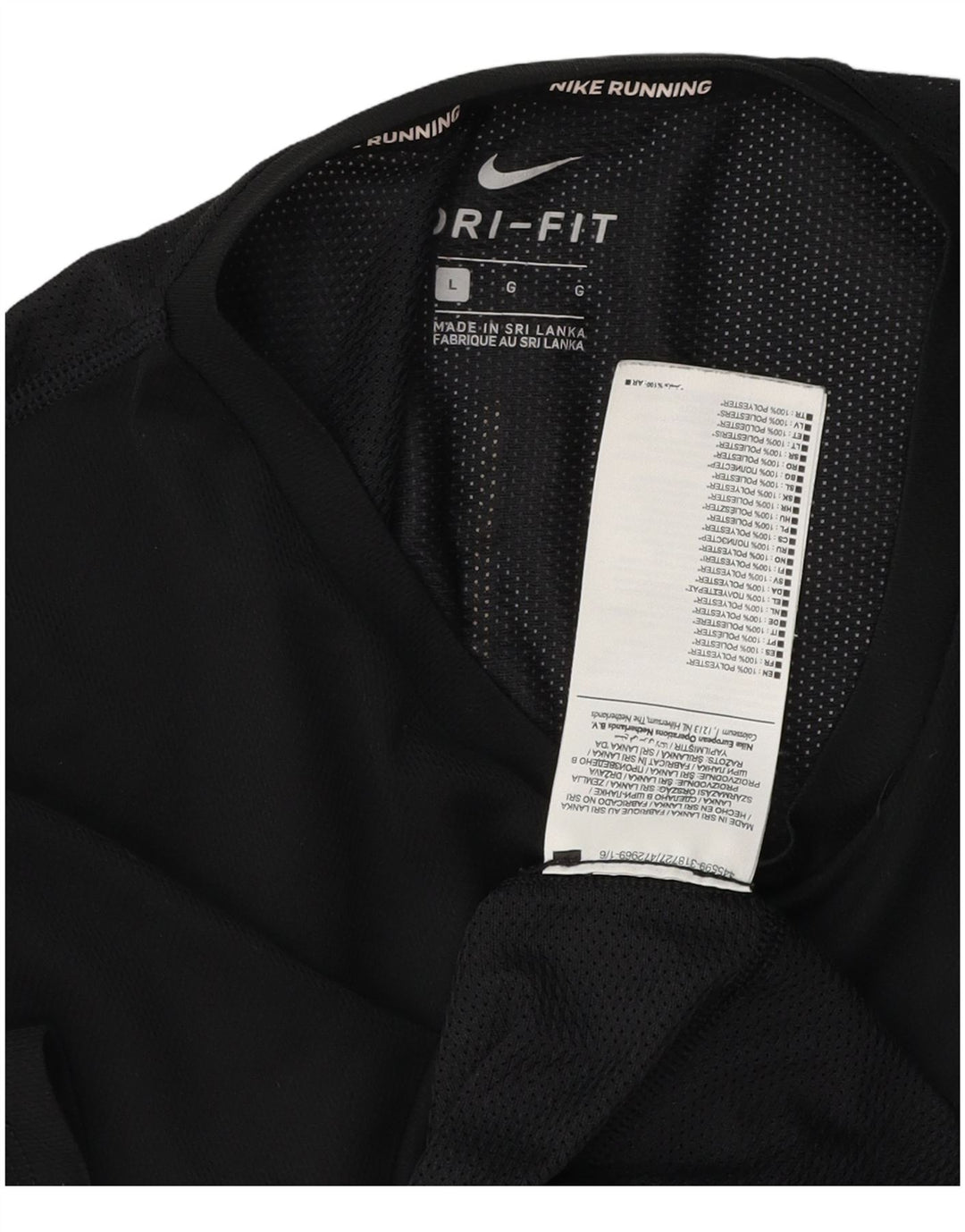 Camiseta Nike Masculina Dri Fit Top Grande Poliéster Preto