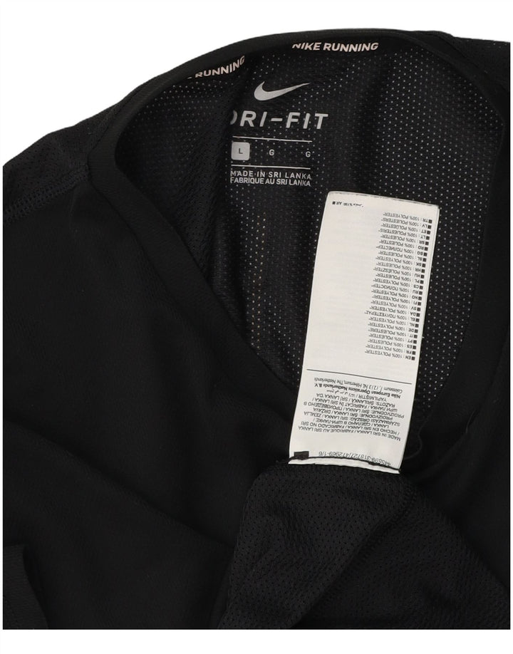 Camiseta Nike Masculina Dri Fit Top Grande Poliéster Preto