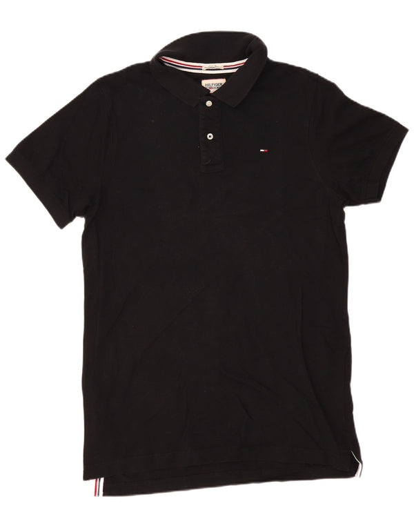 Camisa polo masculina TOMMY HILFIGER XL algodão preto
