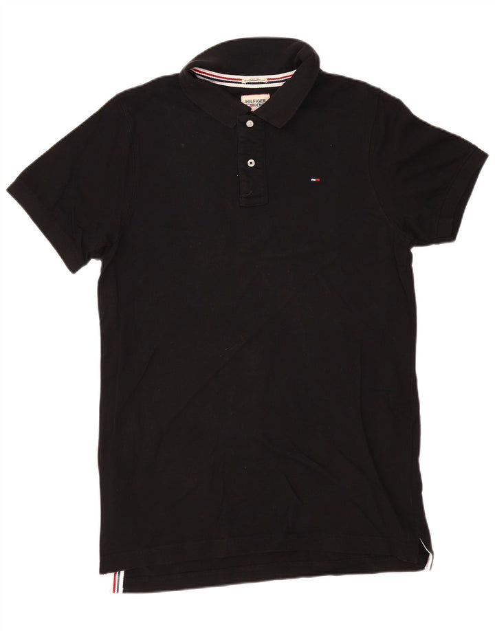 Camisa polo masculina TOMMY HILFIGER XL algodão preto