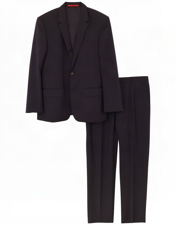Hugo Boss Mens 2 Button Piece Suit UK 46 Pequeno W34 L26 Azul marinho