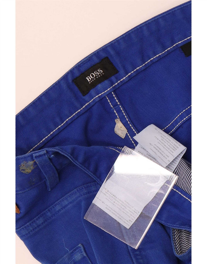 Hugo Boss Masculino Slim Jeans W36 L32 Azul Algodão