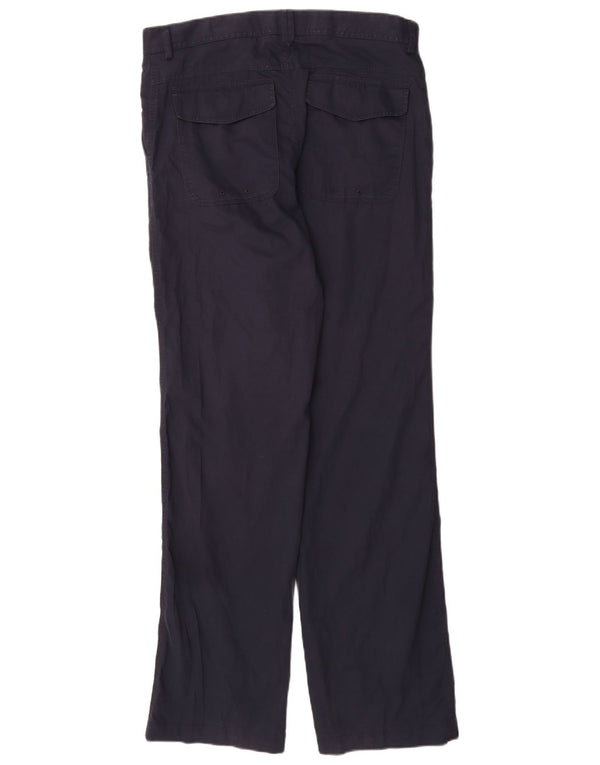 Calça Chino Masculina Marks & Spencer Blue Harbor Straight W34 L33 Azul Marinho