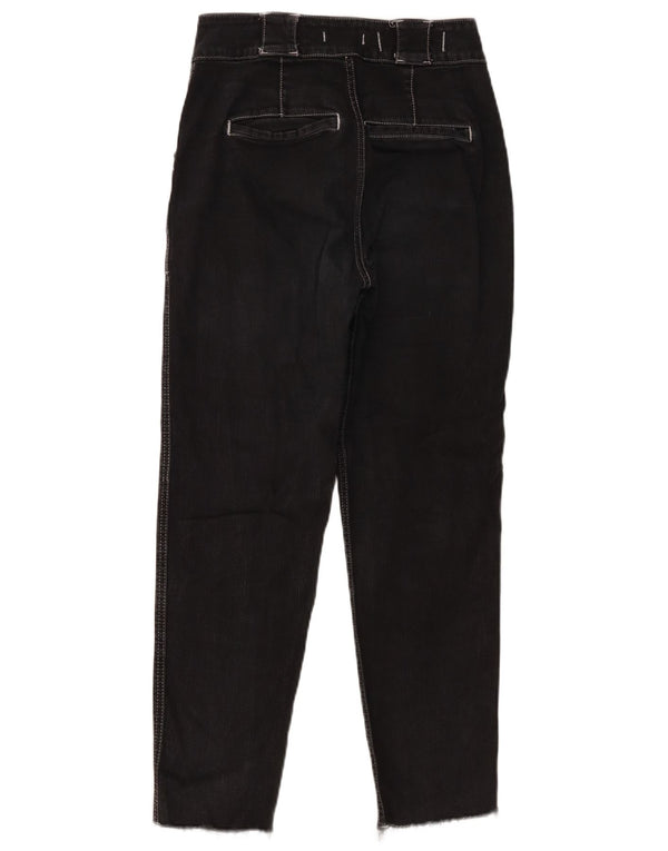 Hollister feminino mom jeans reto US 5 médio W27 L27 preto