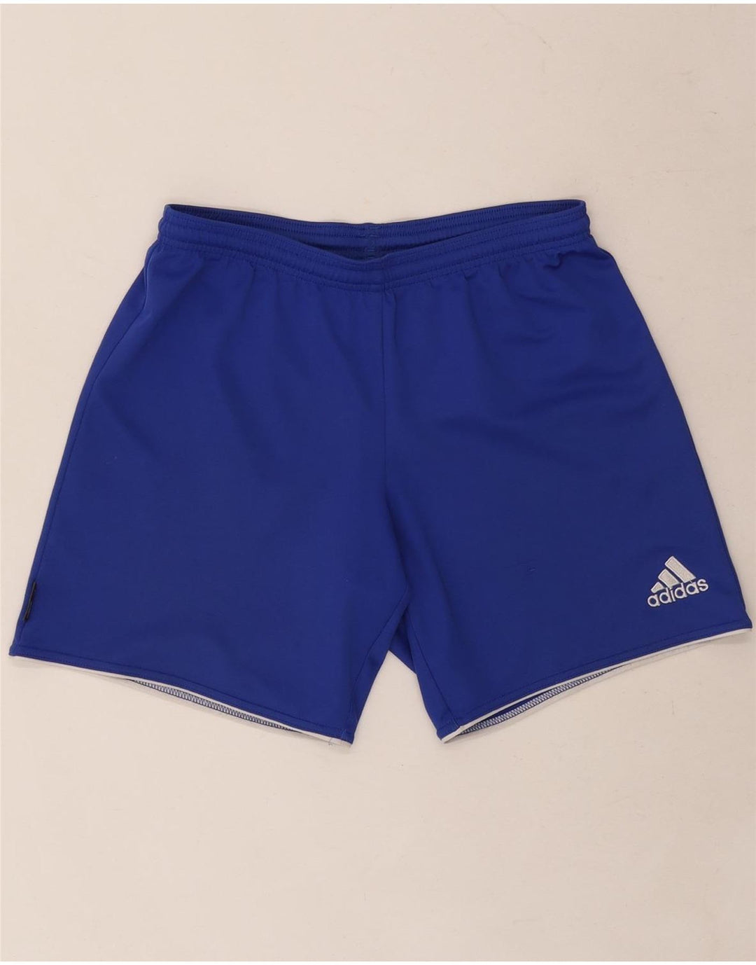 Shorts esportivos masculinos ADIDAS pequeno azul poliéster