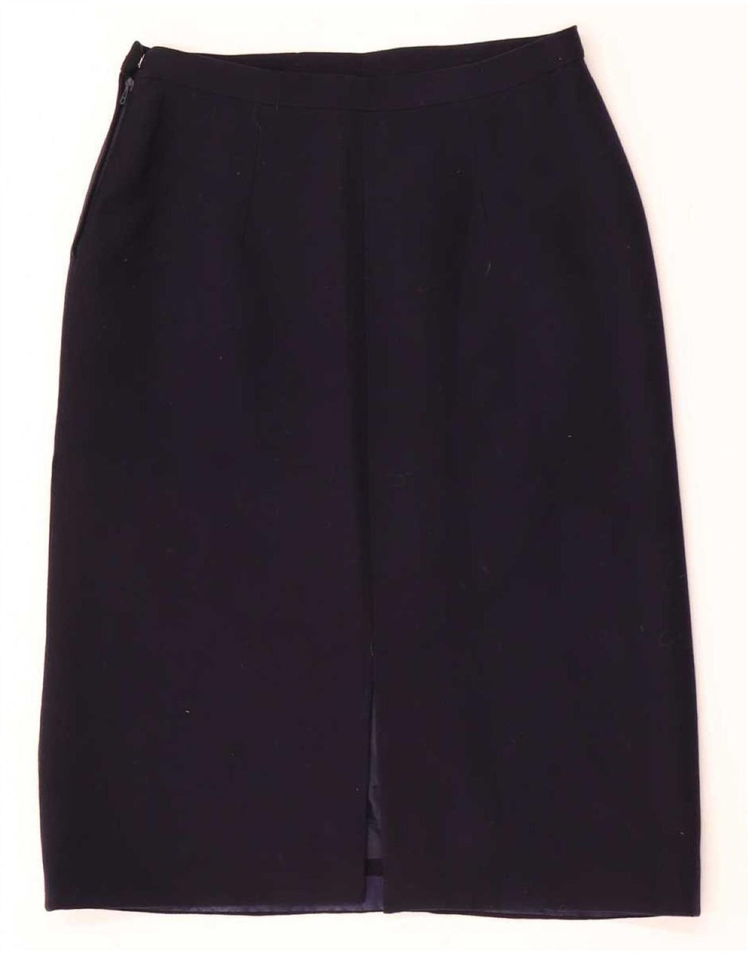 Max Mara Conjunto de saia feminina de 2 peças IT 44 Médio W26 Azul marinho