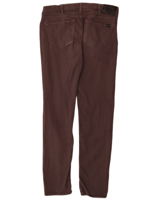 Calça casual feminina Paul Smith slim fit W32 L30 algodão cinza