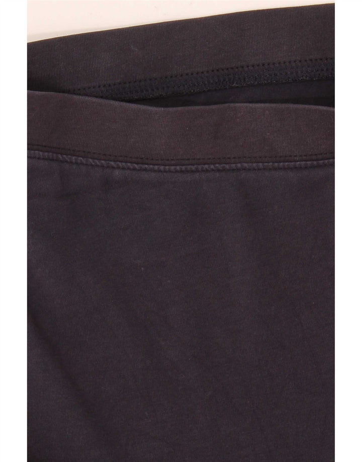 Leggings femininas Marks & Spencer Reino Unido 16 grande algodão azul marinho