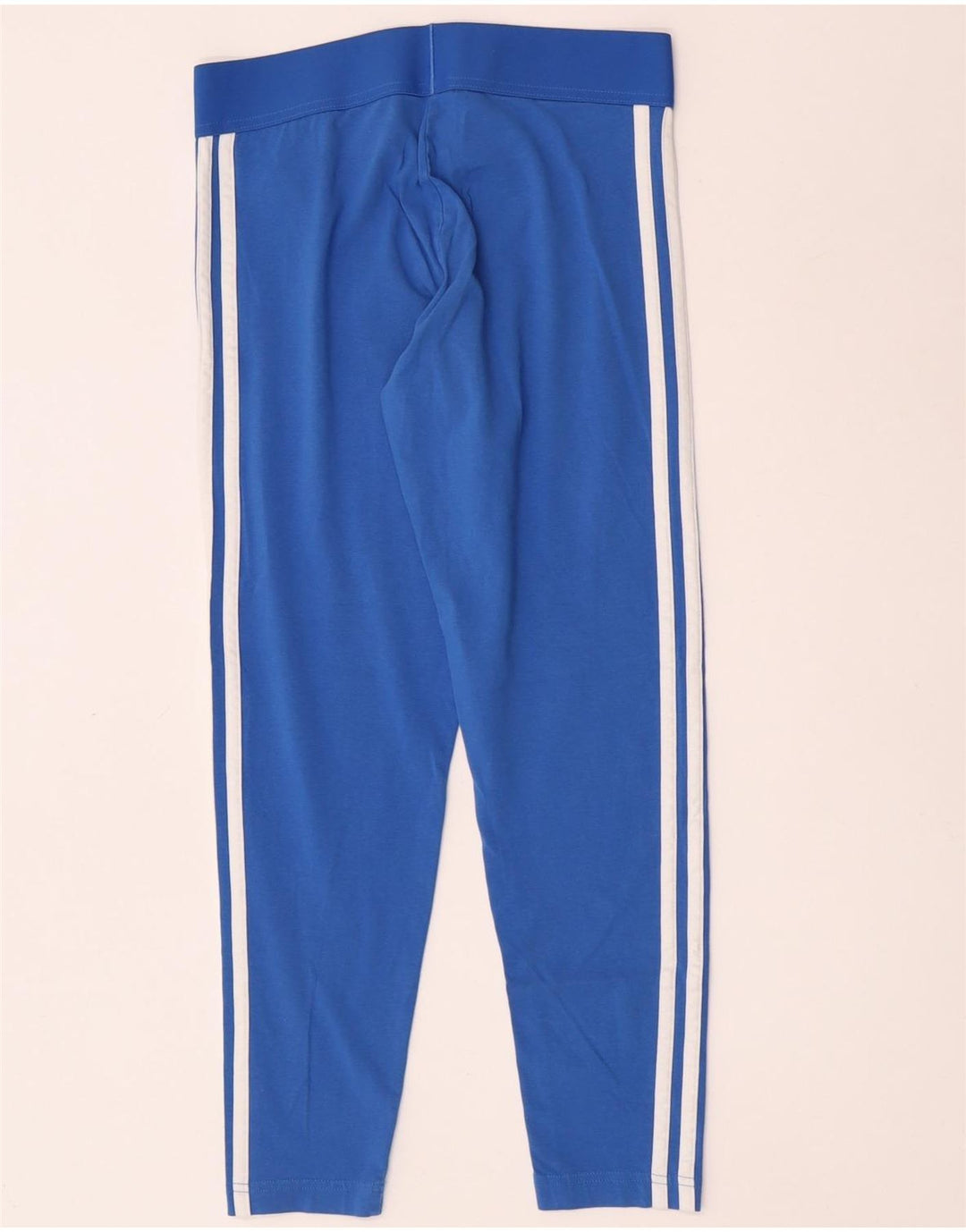 Leggings Adidas Femininas UK 12/14 Médio Azul Algodão