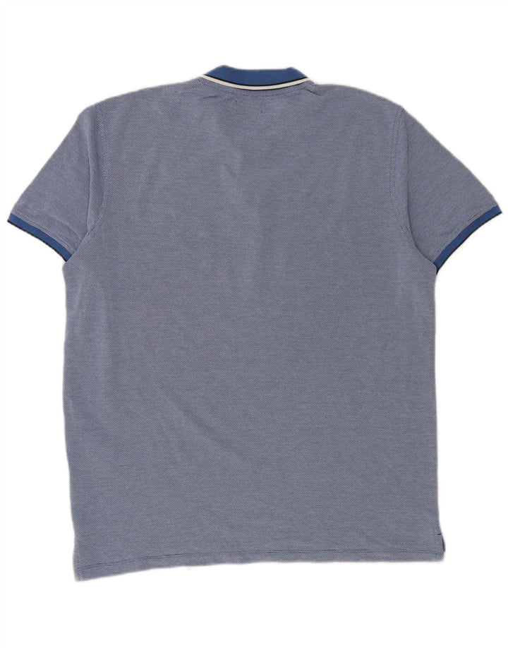 Camisa polo masculina Jack & Jones XL algodão azul
