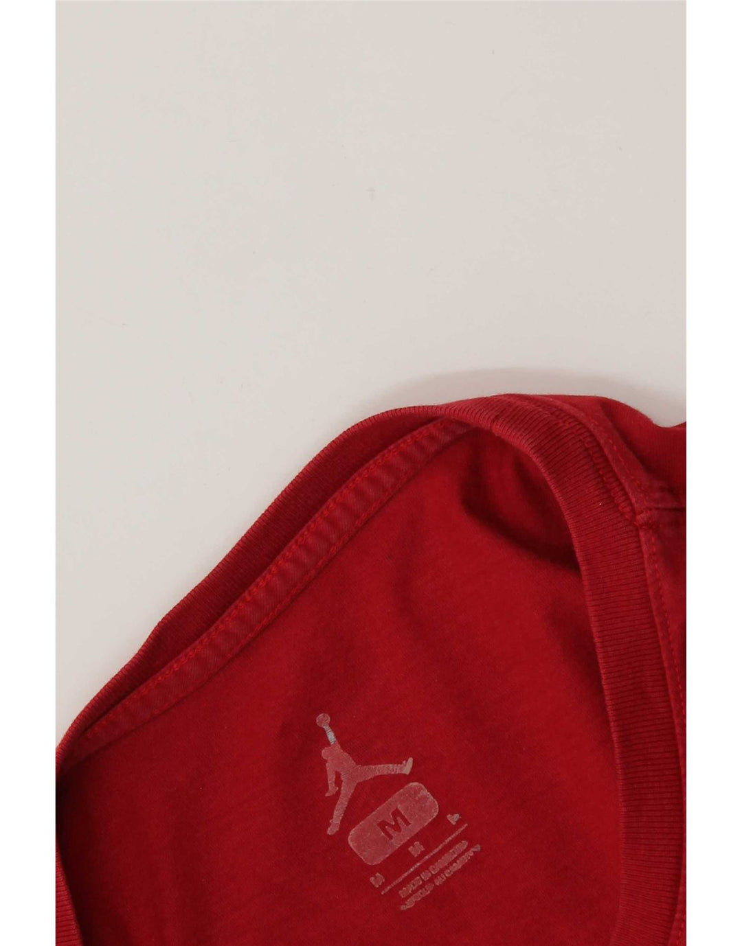 Camiseta Jordan Mens Air Graphic Top Médio Vermelho